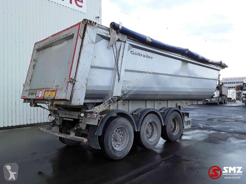 نصف مقطورة Galtrailer Oplegger Steel acier