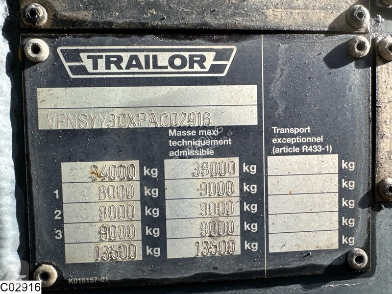 نصف مقطورة Trailor Fuel 39867 liter, 9 Comp