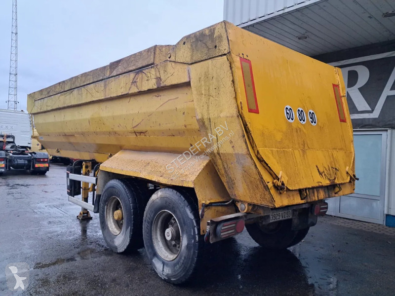 نصف مقطورة Kaiser 2 axle , Steel tipper trailer...