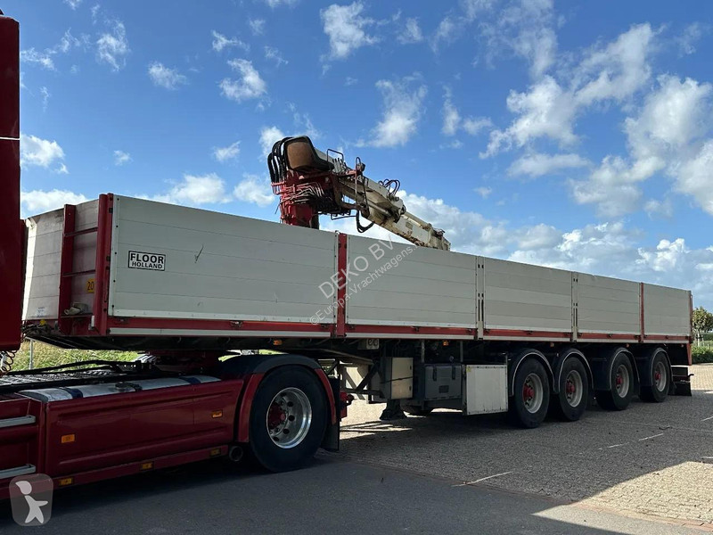 نصف مقطورة Floor 4 assen 130r KLEM 4 assen Hiab...