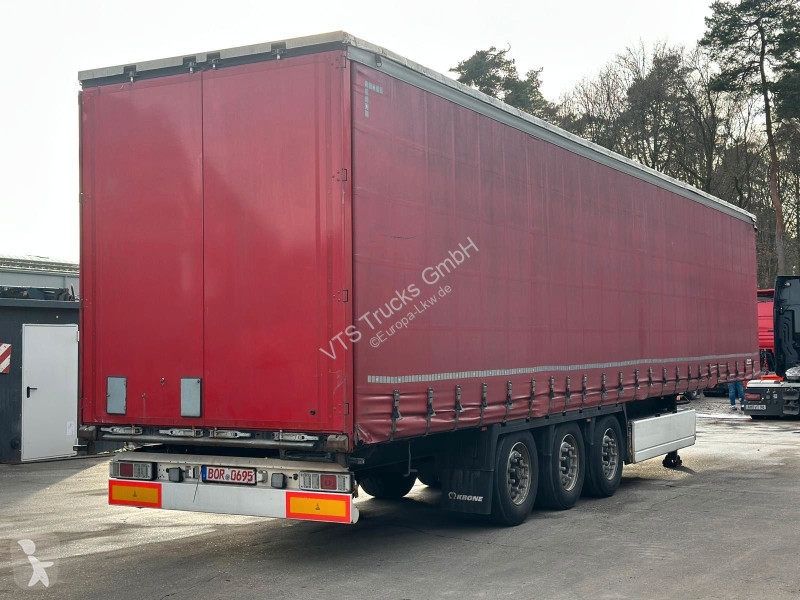 نصف مقطورة Krone Curtainsider Liftachse, Edscha...