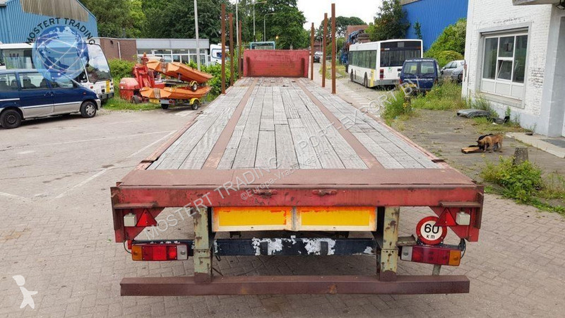 نصف مقطورة Trailor Drum Trailer 3-axle flatbed...