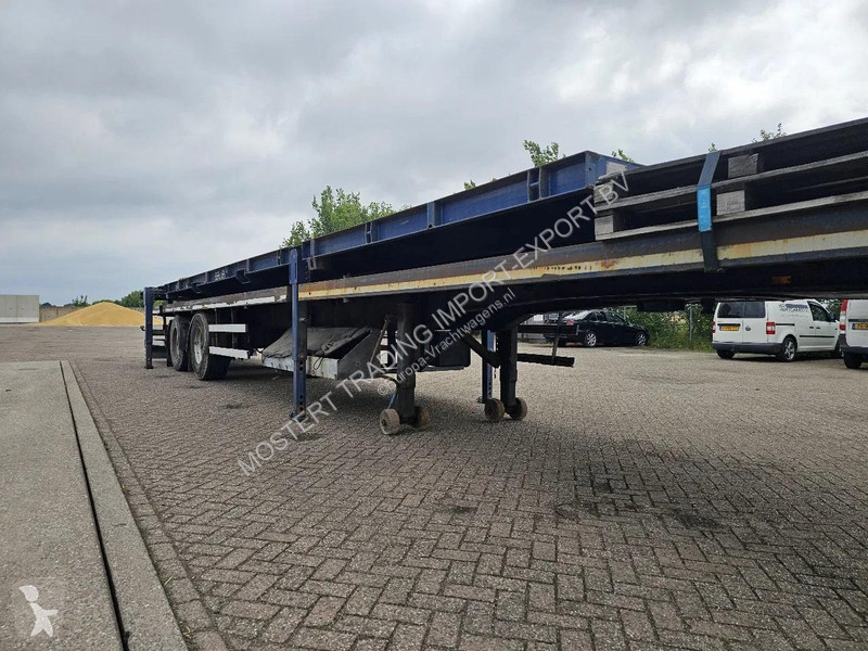 نصف مقطورة  3 Deckers 3 Flatbed Semi-Trailer -...
