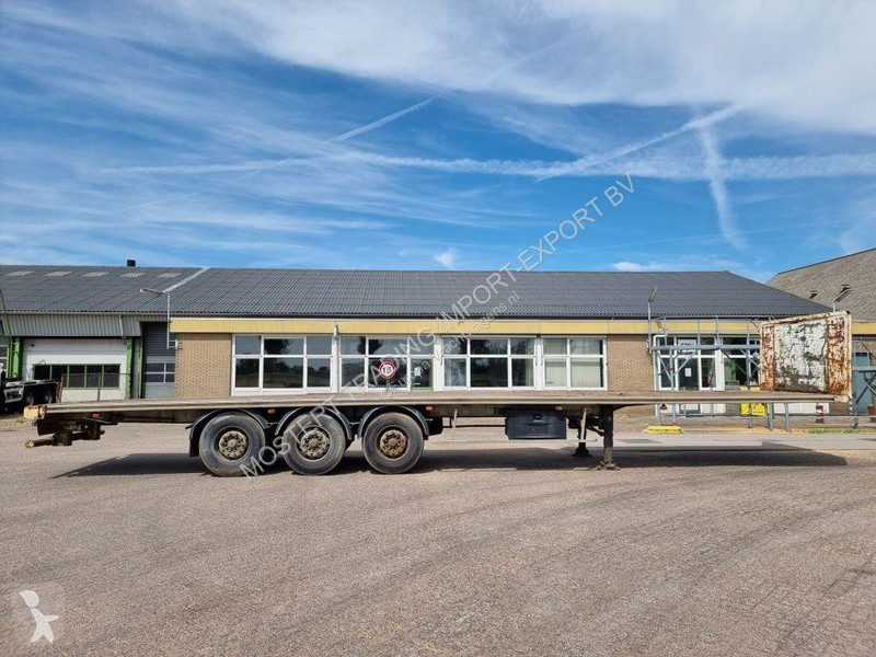 نصف مقطورة Titan Mercedes Titan 3-axle flatbed...