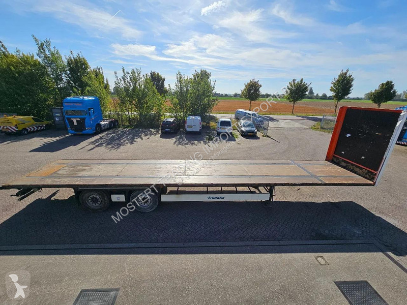 نصف مقطورة Krone N/A Krone 2-axle flatbed...