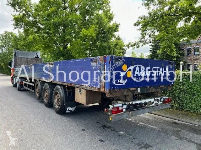 نصف مقطورة Fliegl BPW/Lenk + Liftachse...