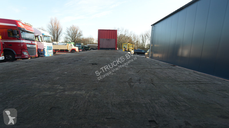نصف مقطورة Krone Flatbed trailer