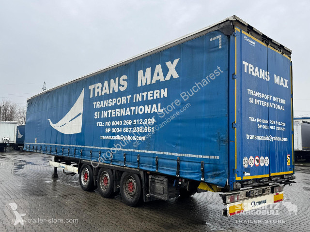 نصف مقطورة Krone Curtainsider Mega