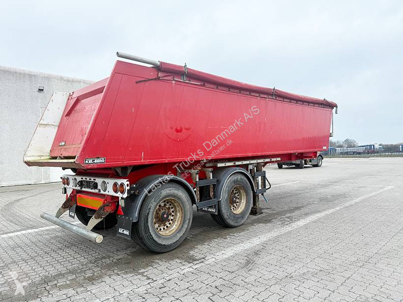 Sættevogn Kel-Berg City tipper / Alukastenmulde...