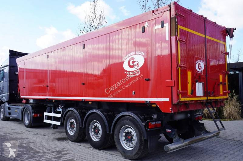 نصف مقطورة Gras GS 35.5t tipper semi-trailer /...