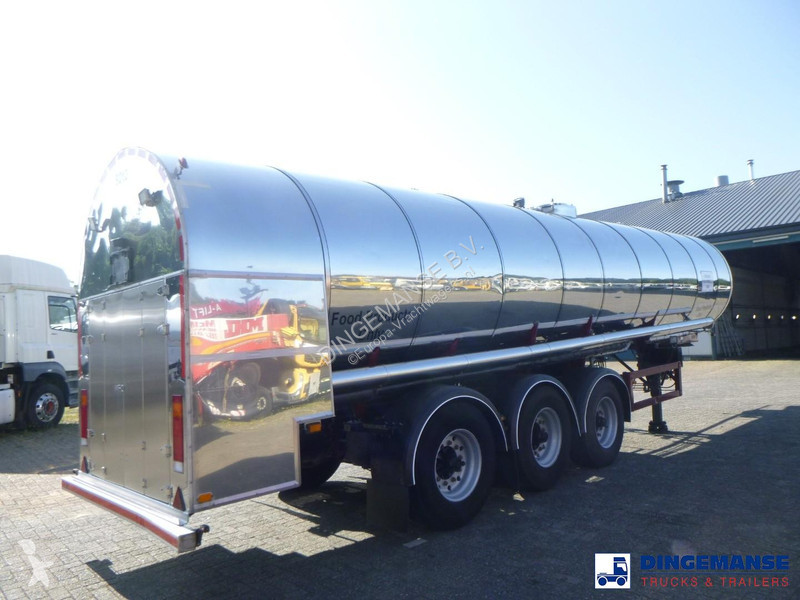نصف مقطورة Feldbinder Food tank inox 30 m3 / 1...