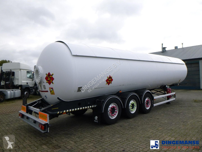 نصف مقطورة Robine Gas tank steel 51.5 m3 / 1 comp