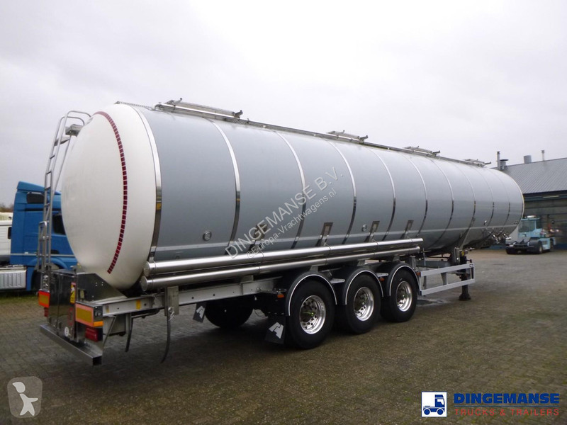 نصف مقطورة Van Hool Food tank inox 62 m3 / 3 comp