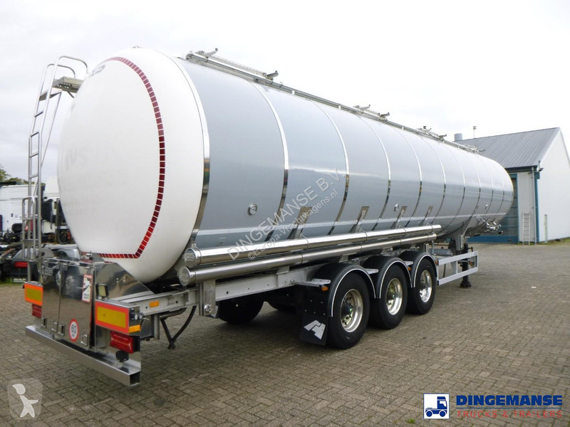 نصف مقطورة Van Hool Food tank inox 62 m3 / 3 comp