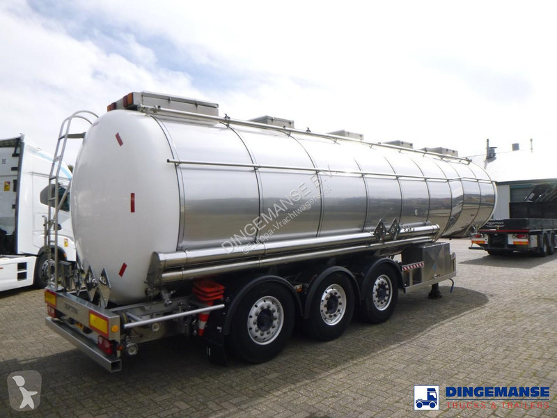 نصف مقطورة Parcisa Chemical tank inox L4BH 37.5...