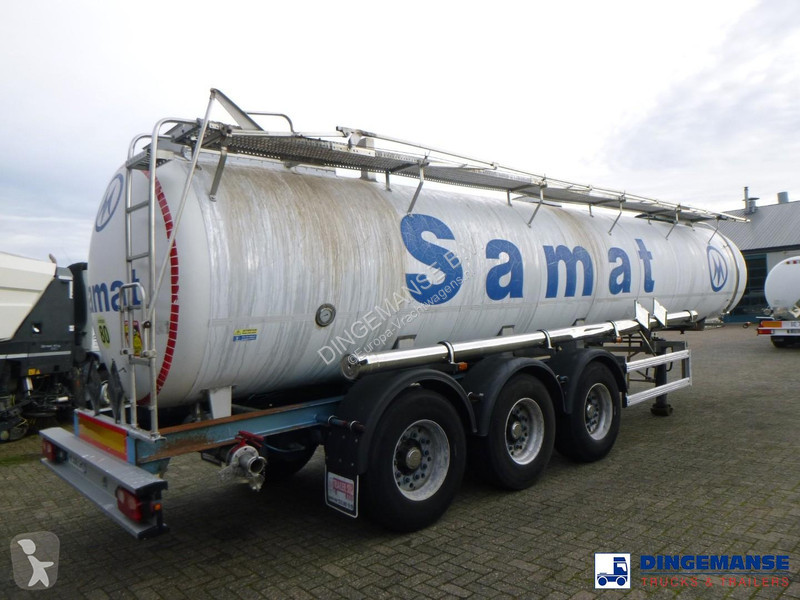 Sættevogn Maisonneuve Chemical ACID tank inox...