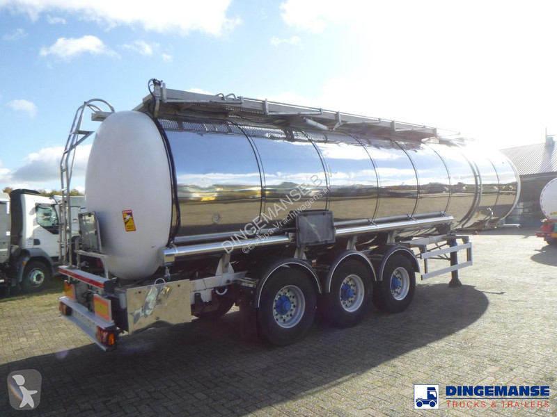 نصف مقطورة LAG Chemical tank inox 37.5 m3 / 1 comp