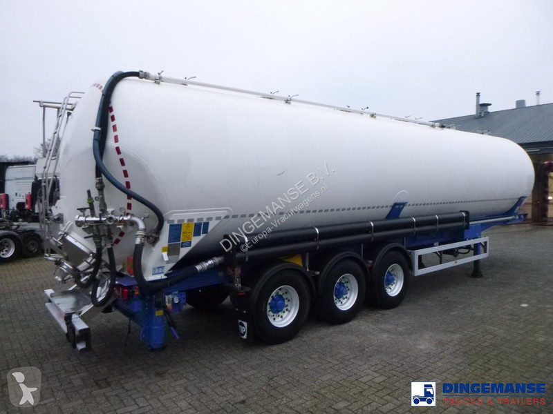 نصف مقطورة Feldbinder Powder tank alu 63 m3...