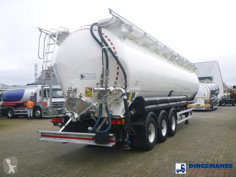 Félpótkocsi Feldbinder Powder tank alu 63 m3...