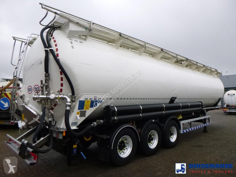 نصف مقطورة Feldbinder Powder tank alu 63 m3...
