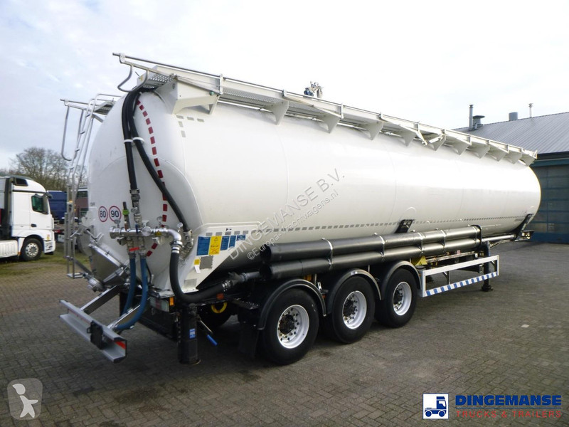 نصف مقطورة Feldbinder Powder tank alu 63 m3...