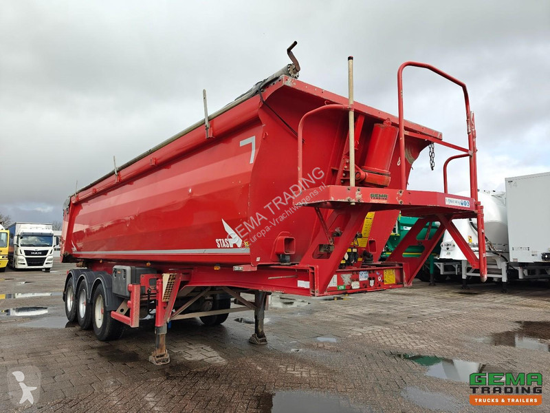 نصف مقطورة Stas S300CX 3-axle BPW - 29m³ -...