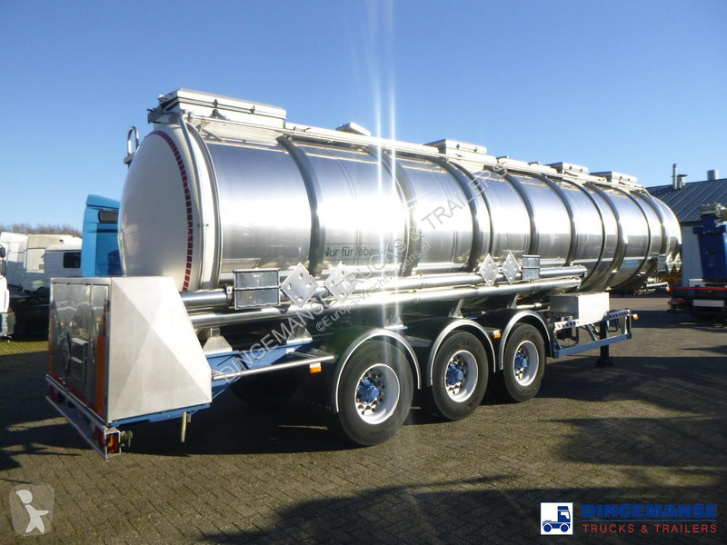 نصف مقطورة Burg Food / chemical tank inox L4BH...