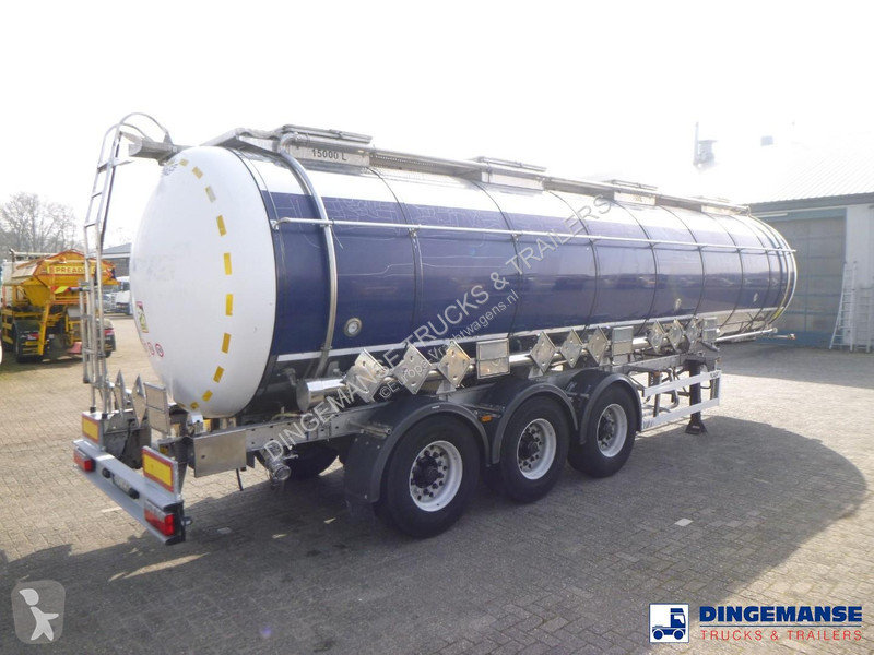 نصف مقطورة Burg Chemical tank inox L4BH 32.5 m3...
