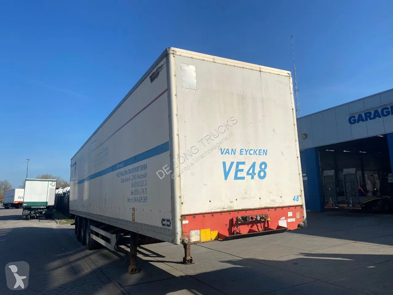 نصف مقطورة Van Hool Closed box / SAF + Drum /...