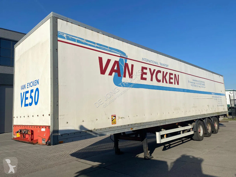 نصف مقطورة Van Hool Closed box / SAF + Drum /...