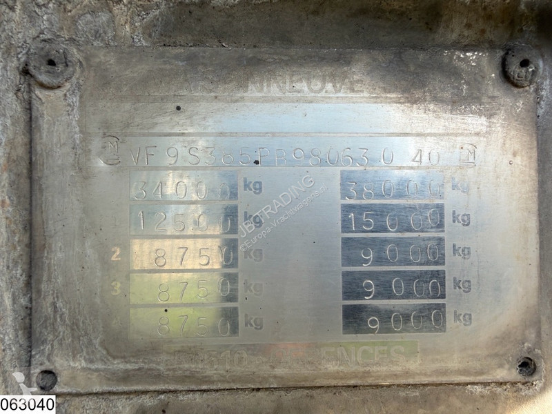 نصف مقطورة Maisonneuve Chemie 32.411 Liter, 1 Comp