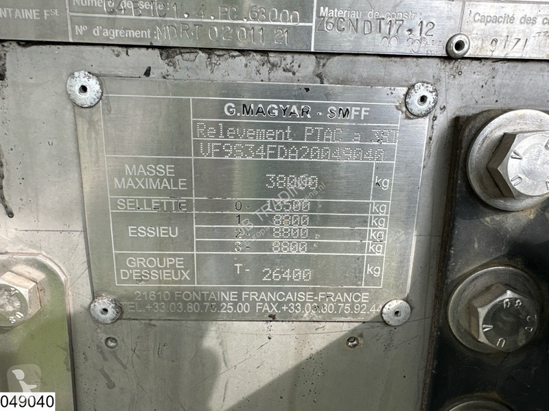 Oplegger Magyar Chemie 26250 Liter, 1 Comp