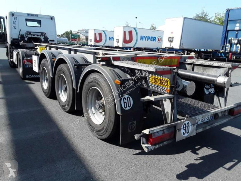 نصف مقطورة Van Hool Trailer Chassis Tank 1x 20'