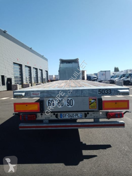 نصف مقطورة Trouillet 38 TONNES PLATEAU LOURD