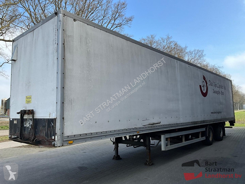 Semirremolque Van Hool box trailer 2 assige...