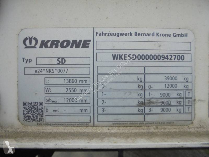 نصف مقطورة Krone REHAUSSABLE