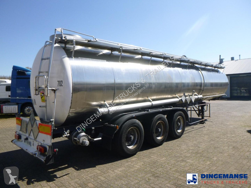 نصف مقطورة Magyar Chemical tank inox L4BH 32.5...