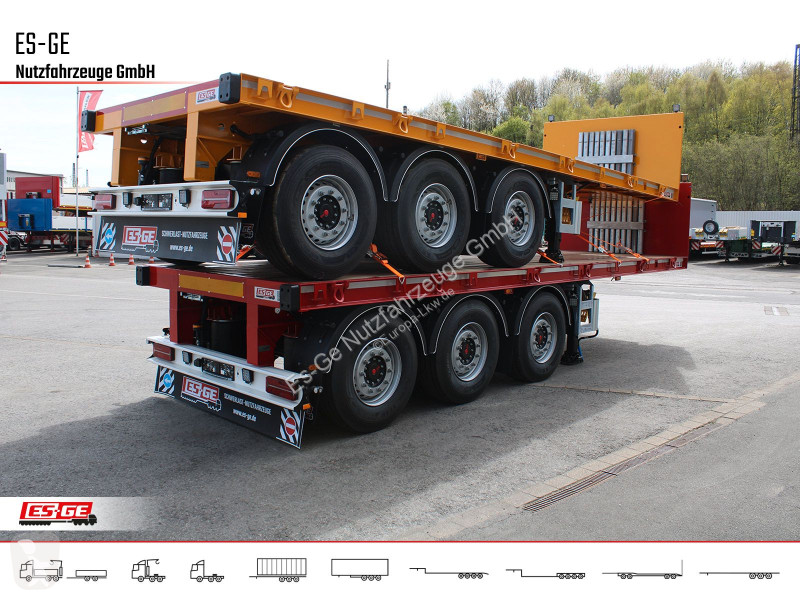نصف مقطورة ES-GE 3-Achs-Ballastauflieger