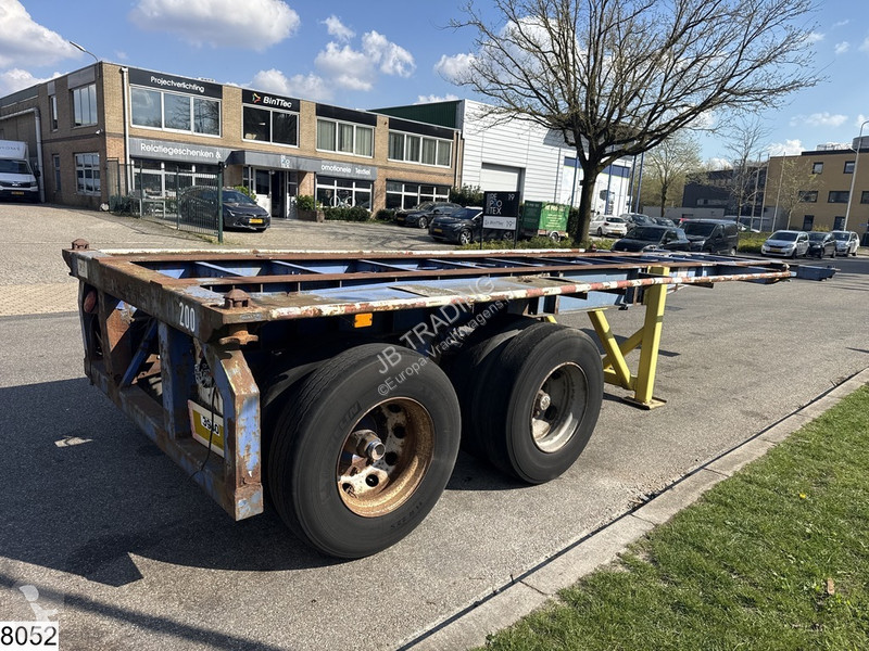 نصف مقطورة Groenewegen Chassis 20 ft,...