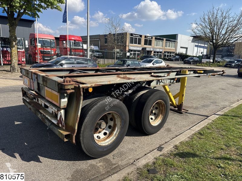 نصف مقطورة Groenewegen Chassis 20 ft,...