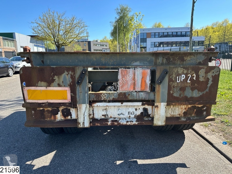 نصف مقطورة Van Hool Chassis 20 FT, Leaf spring