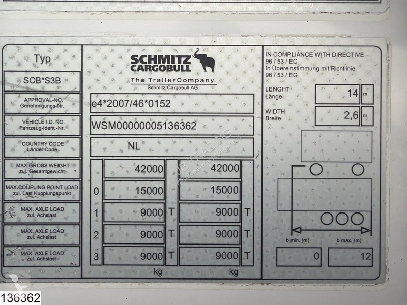 نصف مقطورة Schmitz Cargobull Koel vries Thermo...