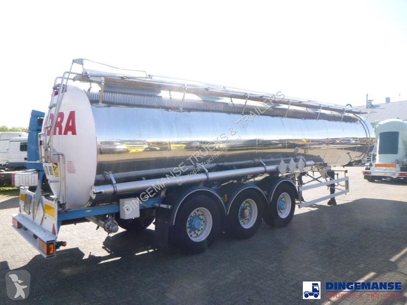 Félpótkocsi Magyar Chemical tank inox L4BH 33.3...