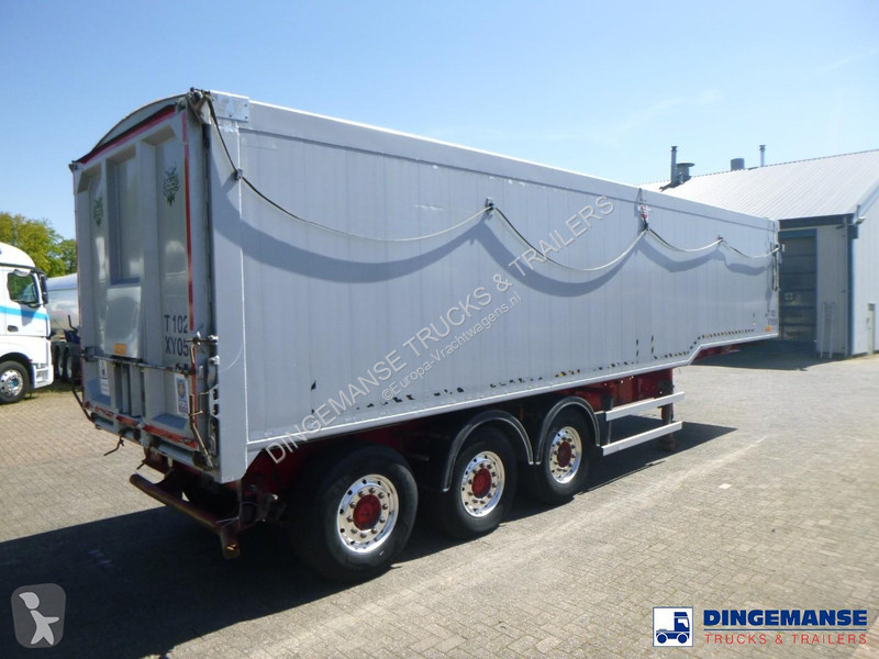 نصف مقطورة Wilcox Tipper trailer alu 55 m3 +...