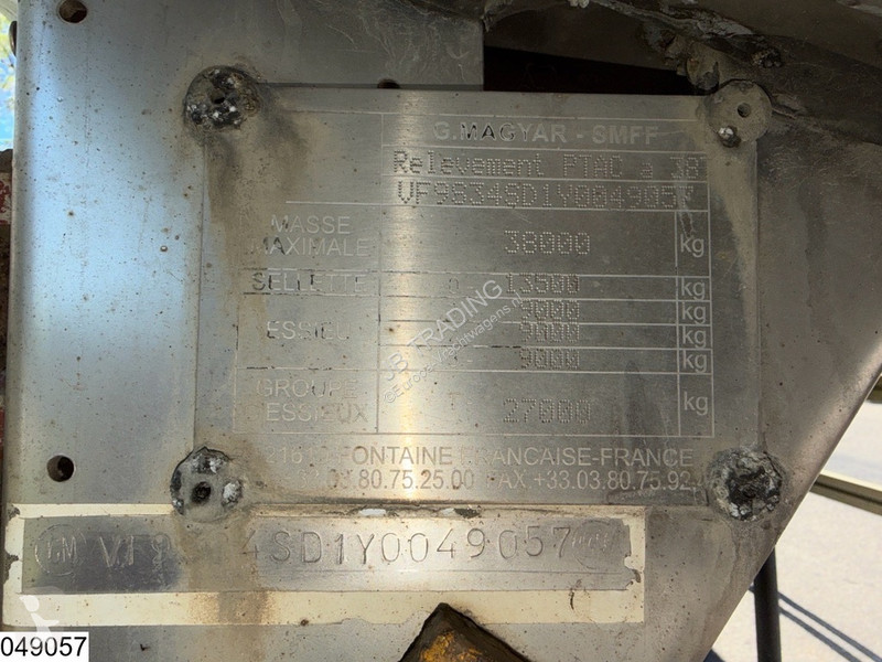 Návěs Magyar Chemie 32550 Liter, 1 Comp