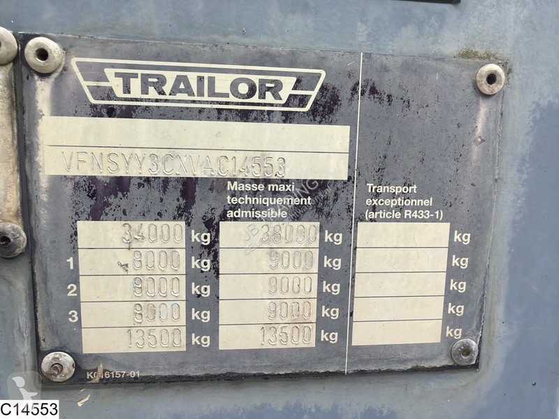 نصف مقطورة Trailor Fuel 40.007 Liter, 9 Comp