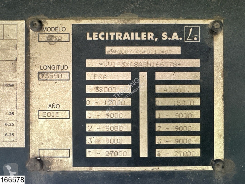 نصف مقطورة Lecitrailer Koel vries Carrier...