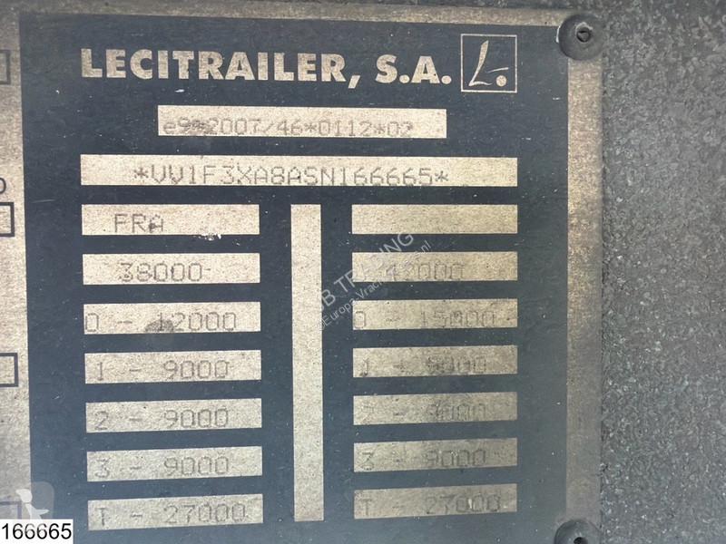 نصف مقطورة Lecitrailer Koel vries Carrier...