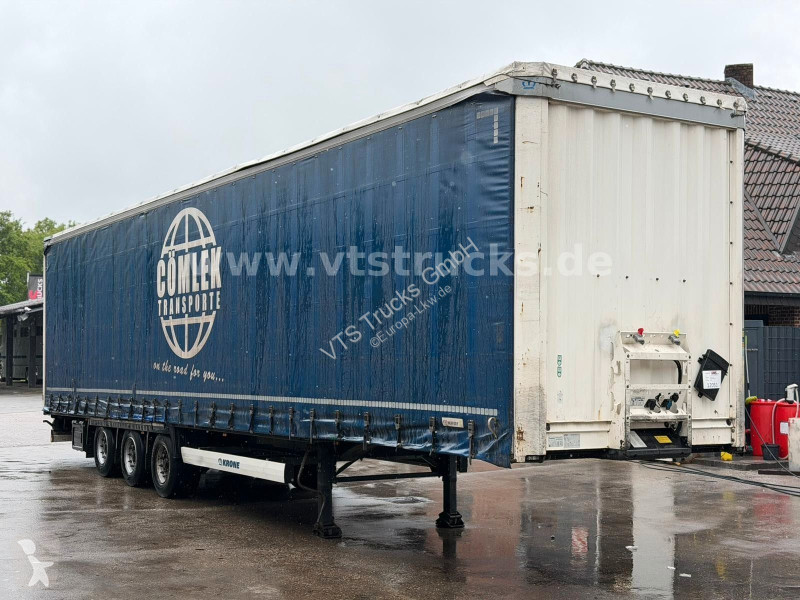 نصف مقطورة Krone Curtainsider, Edscha / MEGA /...