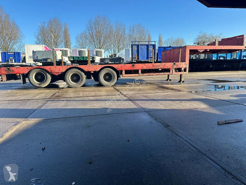 نصف مقطورة Broshuis 3 AXLE , EXTENDABLE 5 METER